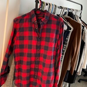 Banana republic grant fit flannel shirt